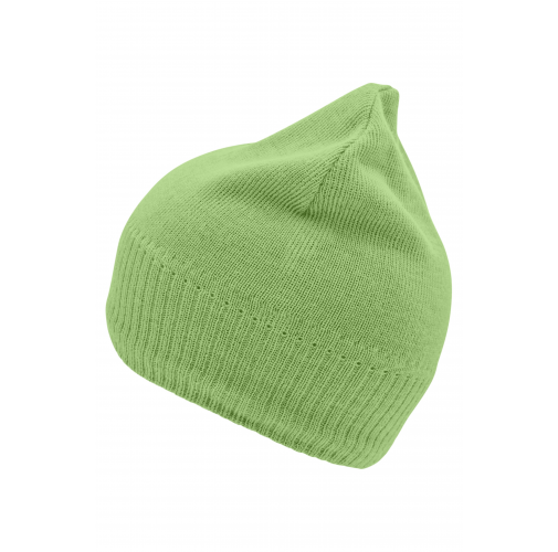 Knitted Beanie with Fleece Inset