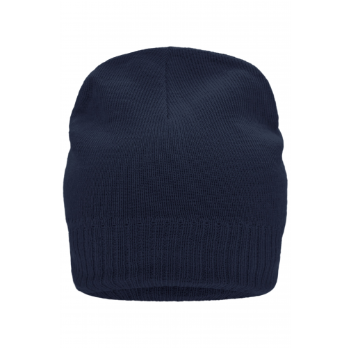 Knitted Beanie with Fleece Inset
