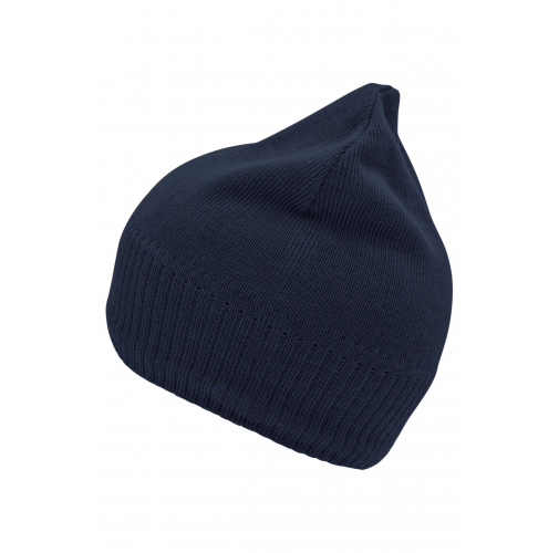 Knitted Beanie with Fleece Inset