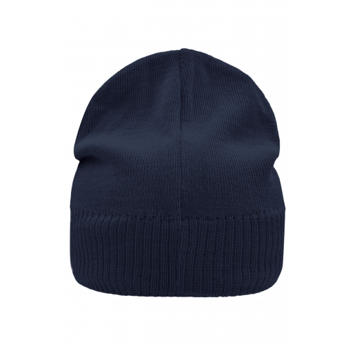 Knitted Beanie with Fleece Inset
