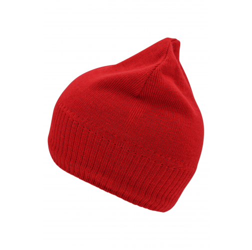 Knitted Beanie with Fleece Inset