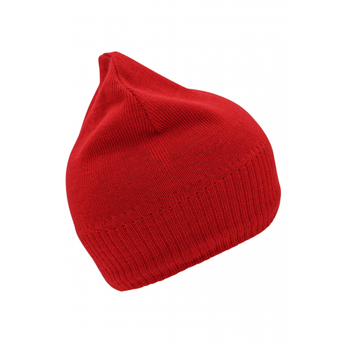 Knitted Beanie with Fleece Inset