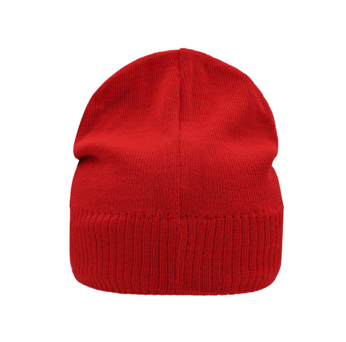 Knitted Beanie with Fleece Inset