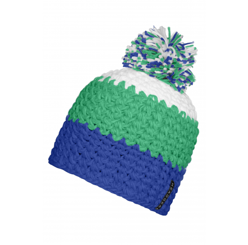 Crocheted Cap with Pompon