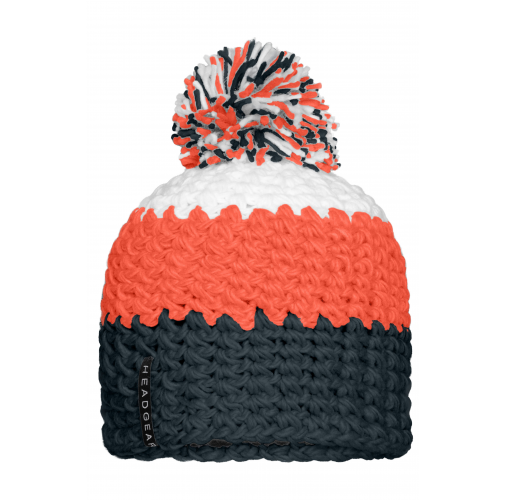 Crocheted Cap with Pompon