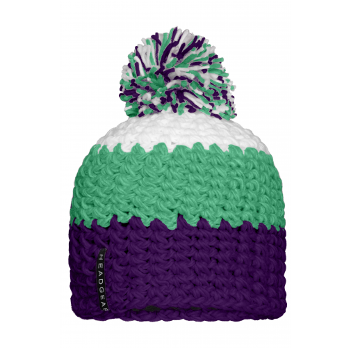 Crocheted Cap with Pompon
