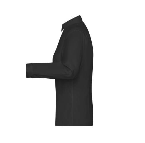 black Ladies' Long-Sleeved Blouse