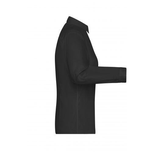 black Ladies' Long-Sleeved Blouse