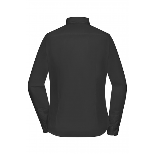 black Ladies' Long-Sleeved Blouse