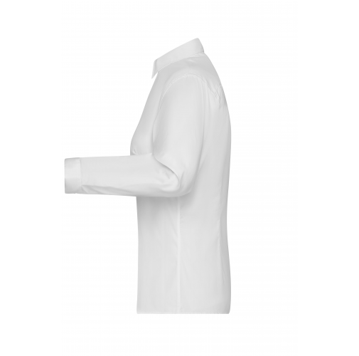 white Ladies' Long-Sleeved Blouse
