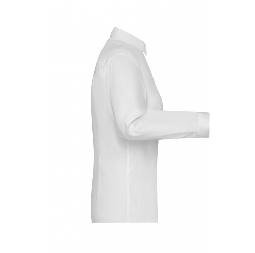 white Ladies' Long-Sleeved Blouse