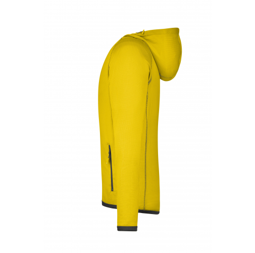 yellow/carbon Men's Hooded Fleece