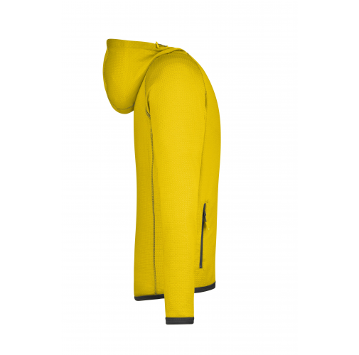 yellow/carbon Men's Hooded Fleece