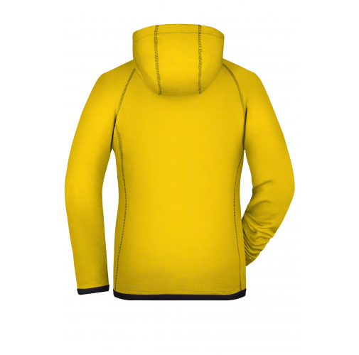 yellow/carbon Men's Hooded Fleece