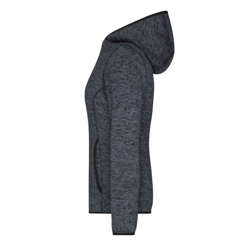 Ladies\' Knitted Fleece Hoody