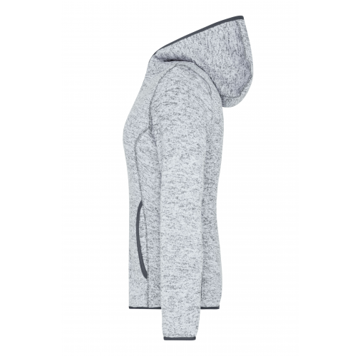Ladies\' Knitted Fleece Hoody