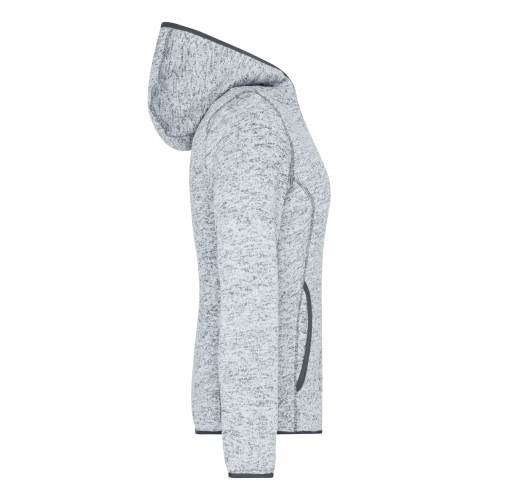 Ladies\' Knitted Fleece Hoody