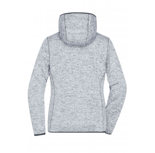 Ladies\' Knitted Fleece Hoody