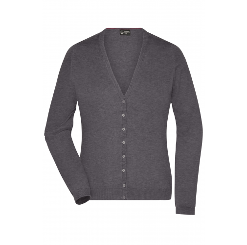 LADIES' V-NECK CARDIGAN