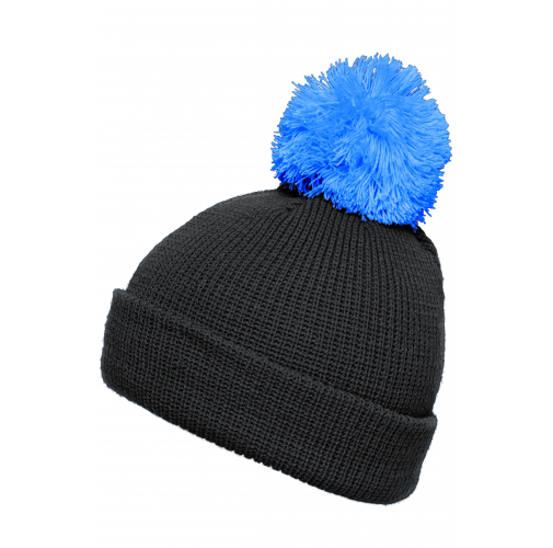 Pompon Hat with Brim