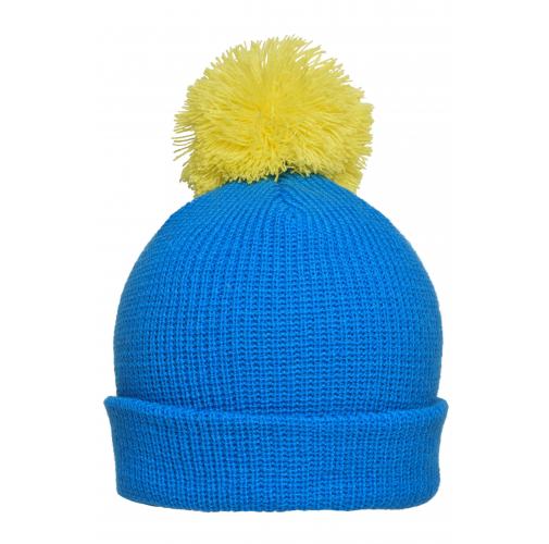 Pompon Hat with Brim