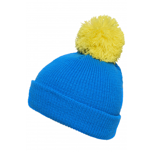 Pompon Hat with Brim