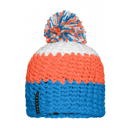 Crocheted Cap with Pompon