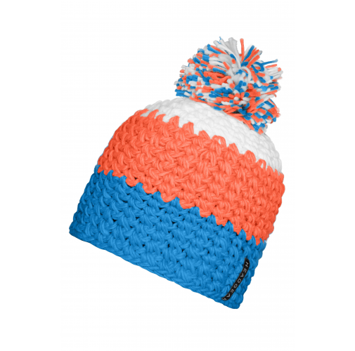 Crocheted Cap with Pompon
