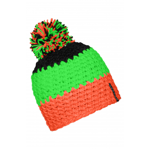 Crocheted Cap with Pompon