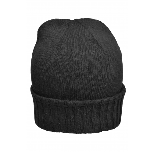black Melange Hat Basic