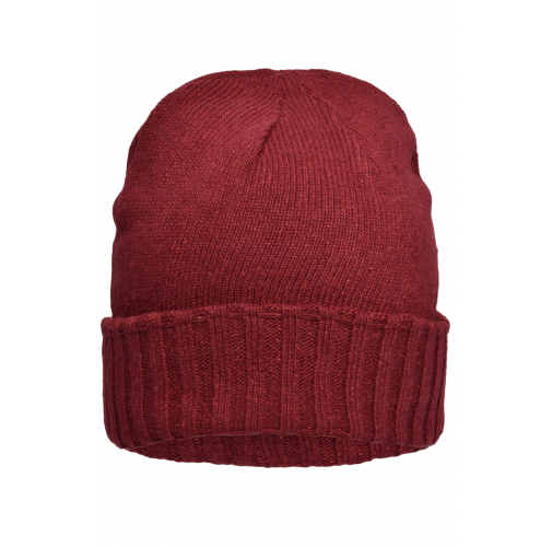 dark-red Melange Hat Basic