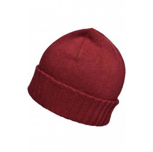 dark-red Melange Hat Basic