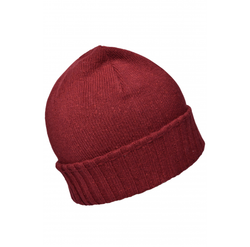 dark-red Melange Hat Basic