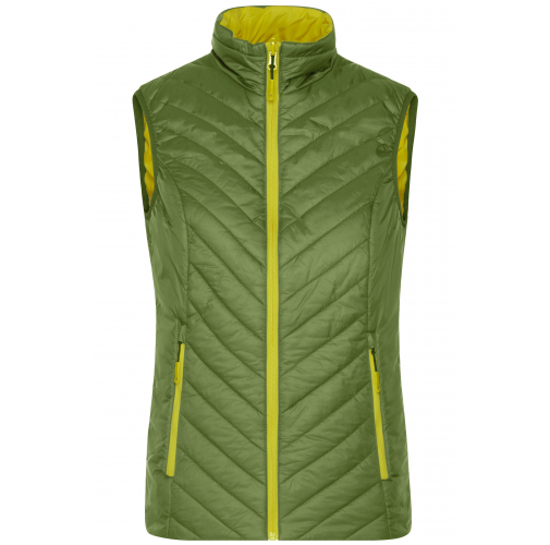 jungle-green/acid-yellow Ladies' Lightweight Vest