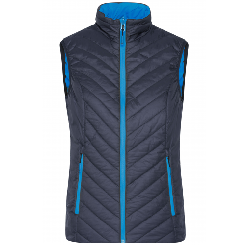 navy/aqua Ladies' Lightweight Vest