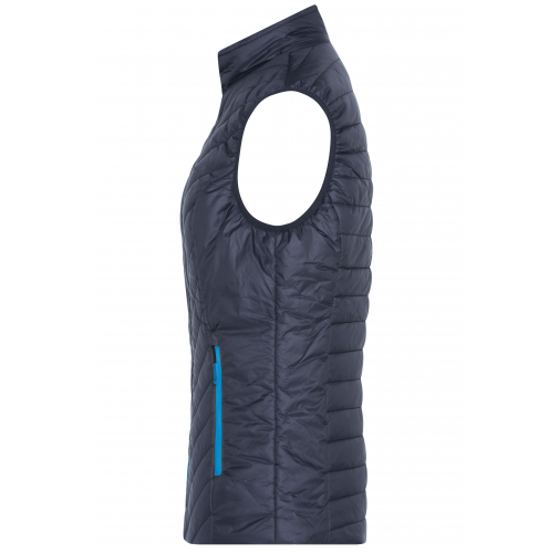 navy/aqua Ladies' Lightweight Vest