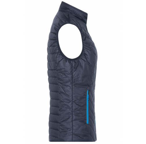 navy/aqua Ladies' Lightweight Vest