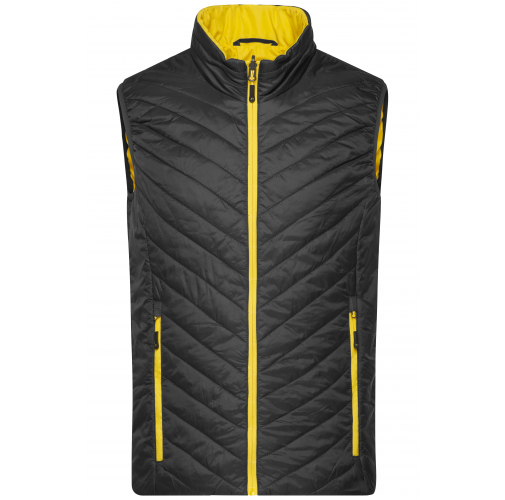 black/yellow Men's Lightweight Vest