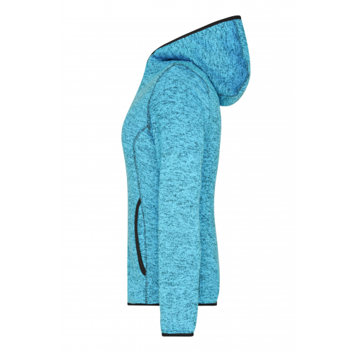 Ladies\' Knitted Fleece Hoody