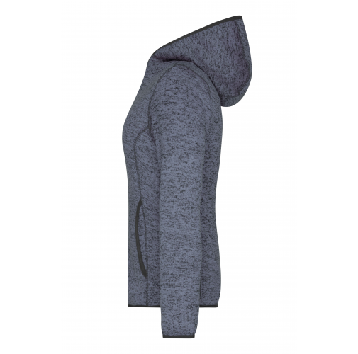 Ladies\' Knitted Fleece Hoody