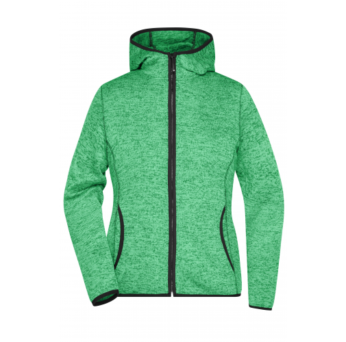 Ladies\' Knitted Fleece Hoody