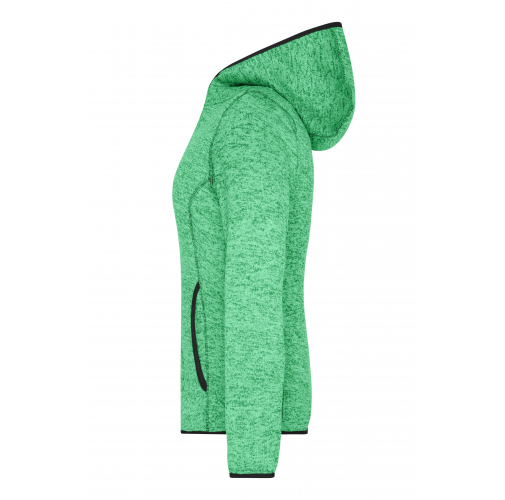 Ladies\' Knitted Fleece Hoody
