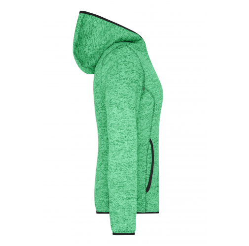 Ladies\' Knitted Fleece Hoody