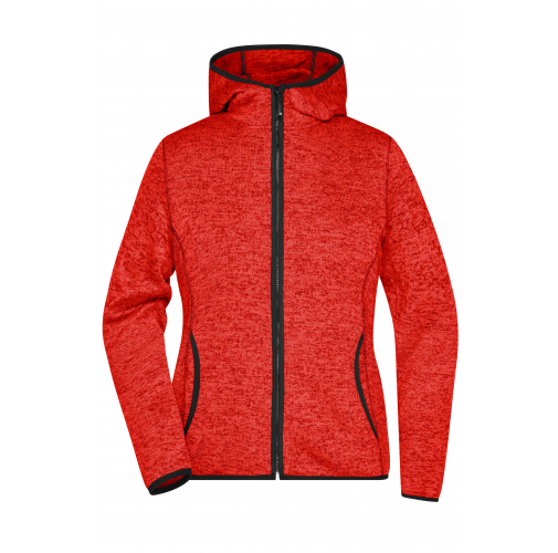 Ladies\' Knitted Fleece Hoody
