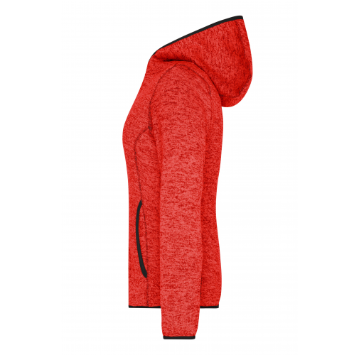 Ladies\' Knitted Fleece Hoody