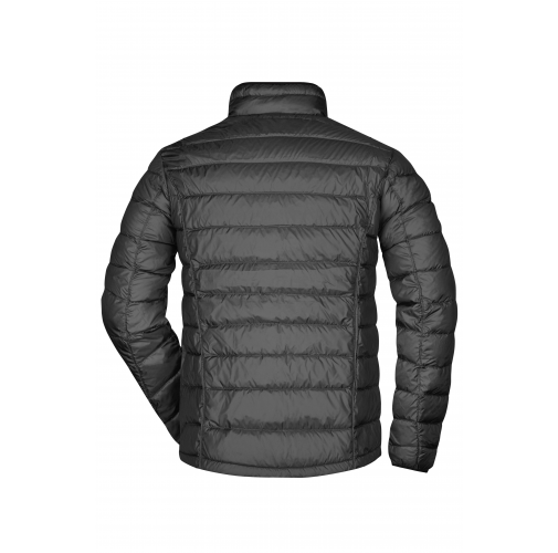 black/black Men's Quilted Down Jacket