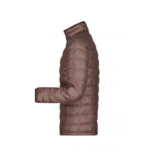 coffee/black Men's Quilted Down Jacket