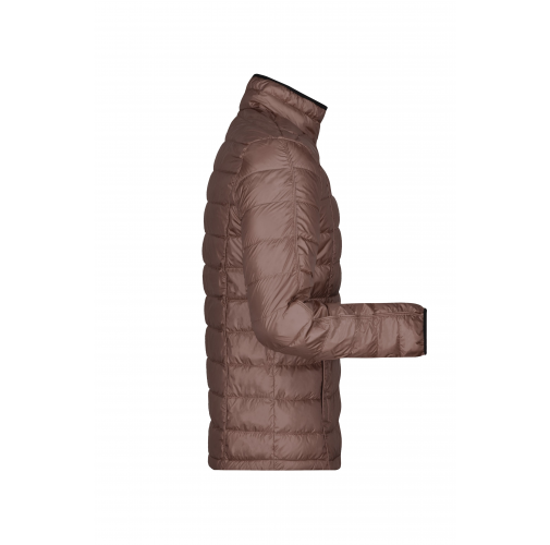 coffee/black Men's Quilted Down Jacket