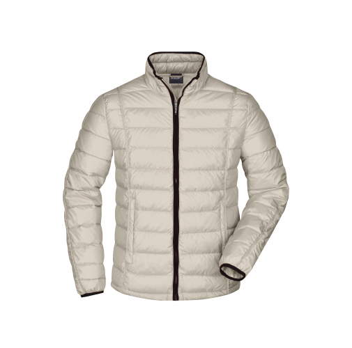 off-white/black Men's Quilted Down Jacket