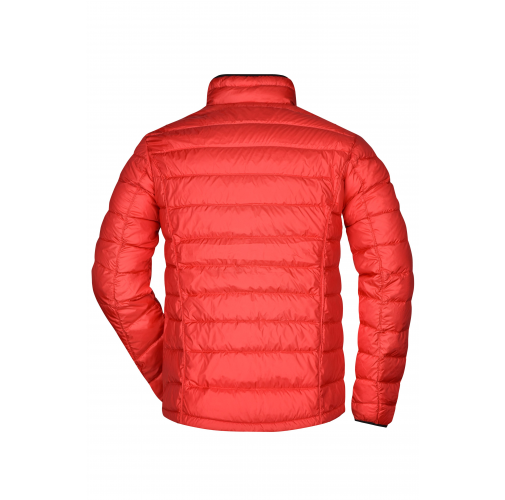 red/black Men's Quilted Down Jacket